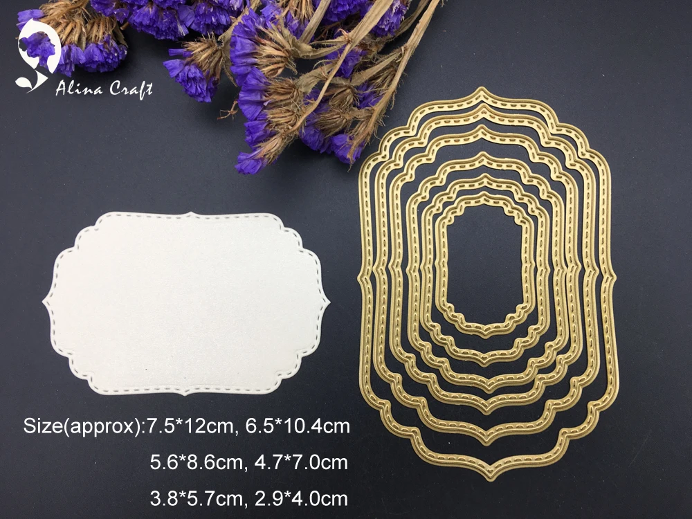 AlinaCraft METAL CUTTING DIES cut 6pc basic classic Irregular shape background frame Scrapbook card PAPER CRAFT stencils punch
AlinaCraft METAL CUTTING DIES cut 6pc basic classic Irregular shape background frame Scrapbook card PAPER CRAFT stencils punch