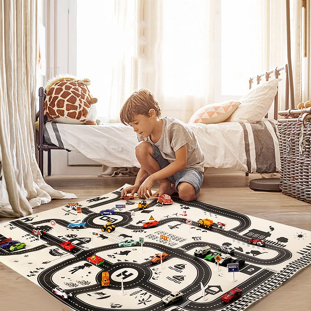 Car Modern Style Kid Portable City Scene Taffic Highway Map Play Mat Educational ToyFor Children Game Road Carpet 130*100CM
Car Modern Style Kid Portable City Scene Taffic Highway Map Play Mat Educational ToyFor Children Game Road Carpet 130*100CM