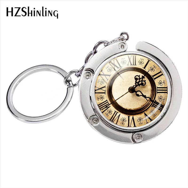 Vintage Antique Clock Face Glass Cabochon Photos Bag Hanger Accessories Jewelry Silver Alloy Keyring
Vintage Antique Clock Face Glass Cabochon Photos Bag Hanger Accessories Jewelry Silver Alloy Keyring