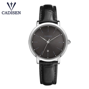 

Cadisen 2018 New Fashion Brand watches women luxury watch Women Faux Leather Analog Quartz Wrist Watch relojes mujer Gift CL2015