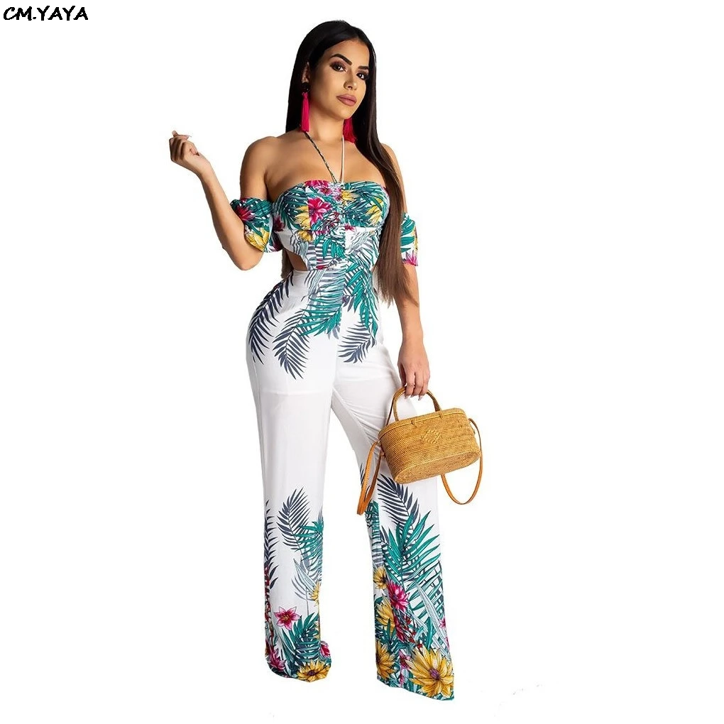 2019 New women summer floral pint off shoulder tie up open back short sleeve bohemian jumpsuit beach romper playsuit Y5085
2019 New women summer floral pint off shoulder tie up open back short sleeve bohemian jumpsuit beach romper playsuit Y5085