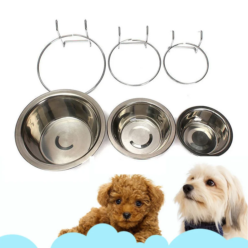 2019 Pet Dog Cat Bowl Can Hang Stationary Dog Cage Bowl Stainless Steel Hanging Bowl Three Dimension Stationary Dog Bowl
2019 Pet Dog Cat Bowl Can Hang Stationary Dog Cage Bowl Stainless Steel Hanging Bowl Three Dimension Stationary Dog Bowl