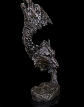 Abstract Art Sculpture Decoration Bronze Copper Marble Wolf Head Statue Figurine
Abstract Art Sculpture Decoration Bronze Copper Marble Wolf Head Statue Figurine