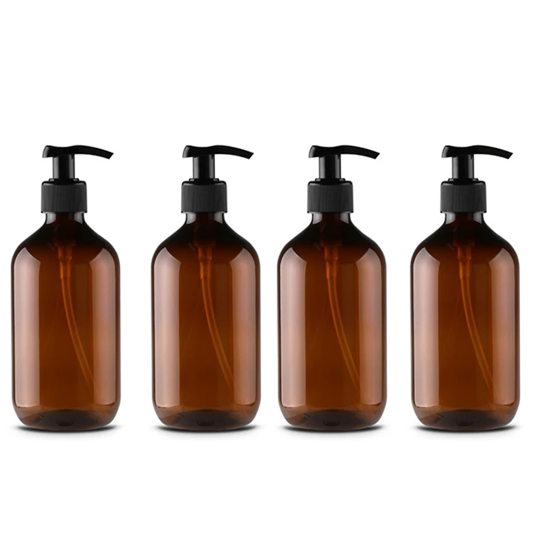 ABSS-4Pcs New 500Ml Pump Bottle Makeup Bathroom Liquid Shampoo Bottle Travel Dispenser Bottle Container for Soap Shower Gel
ABSS-4Pcs New 500Ml Pump Bottle Makeup Bathroom Liquid Shampoo Bottle Travel Dispenser Bottle Container for Soap Shower Gel