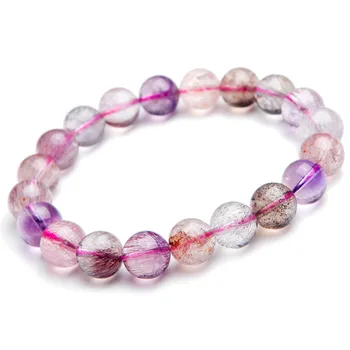 10mm Natural Genuine Super 7 Seven Melody Stone Bracelets Femme Women Charm Stretch Rutilated Quartz Crystal Round Bead Bracelet
10mm Natural Genuine Super 7 Seven Melody Stone Bracelets Femme Women Charm Stretch Rutilated Quartz Crystal Round Bead Bracelet