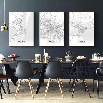 Varna Sofia Bulgaria City Map Canvas Art Print Wall Pictures for Living Room No Frame
Varna Sofia Bulgaria City Map Canvas Art Print Wall Pictures for Living Room No Frame
