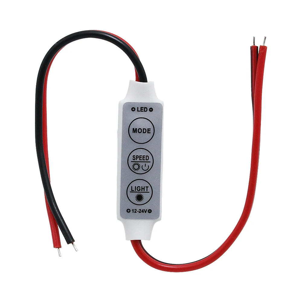 New Dimmer Controller Switch Mini DC 12V 3 Keys For Single Color 5050 3528 5630 5730 3014 Led Strip lamps Lighting
New Dimmer Controller Switch Mini DC 12V 3 Keys For Single Color 5050 3528 5630 5730 3014 Led Strip lamps Lighting