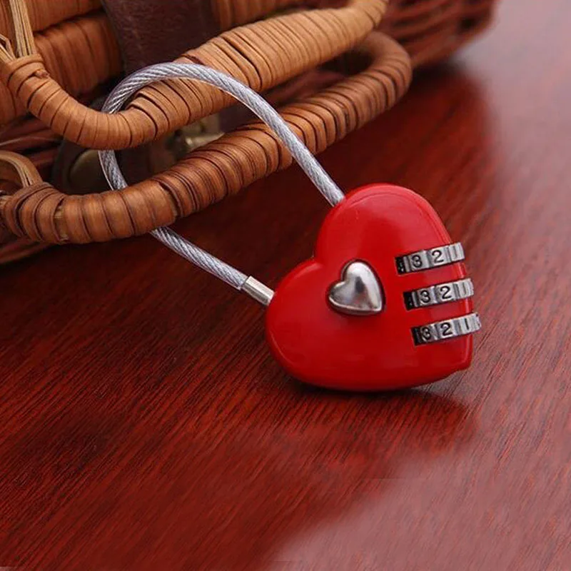 200pcs Lovely Heart Shape Resettable Combination Padlock Metal Luggage Suitcase Bag Diary 3 Digits Lock Cabinet Safe ZA1351
200pcs Lovely Heart Shape Resettable Combination Padlock Metal Luggage Suitcase Bag Diary 3 Digits Lock Cabinet Safe ZA1351