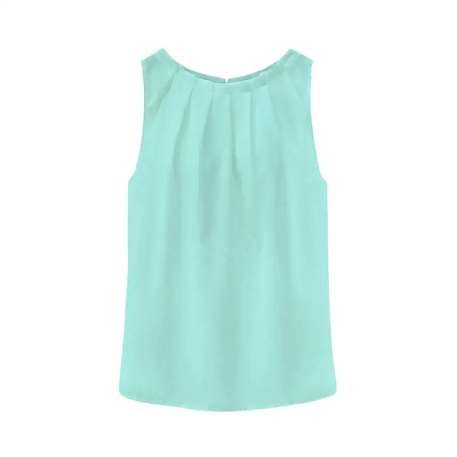 Women's tropical sexy vest top ladies fold solid color sleeveless chiffon blinds vest tops T-shirt camisas mujer summer tops
Women's tropical sexy vest top ladies fold solid color sleeveless chiffon blinds vest tops T-shirt camisas mujer summer tops