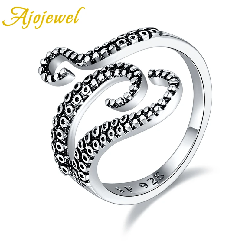 Ajojewel Size 5.5-9 Vintage Men's Octopus Stretch Ring Punk Open Animal Anel Copper Alloy Jewelry Gifts Women Drop shipping
Ajojewel Size 5.5-9 Vintage Men's Octopus Stretch Ring Punk Open Animal Anel Copper Alloy Jewelry Gifts Women Drop shipping