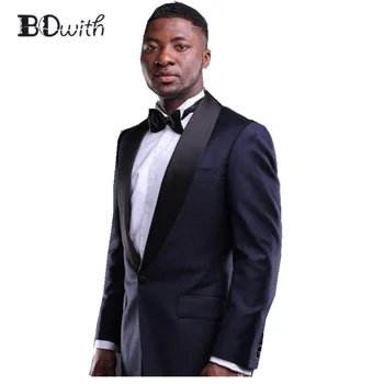 New Black Men Suits Slim Fit Shawl Lapel Formal Groom Prom Dress Tuxedo Male Coat 2 Piece Blazer Jacket+Pant Custom Made
New Black Men Suits Slim Fit Shawl Lapel Formal Groom Prom Dress Tuxedo Male Coat 2 Piece Blazer Jacket+Pant Custom Made
