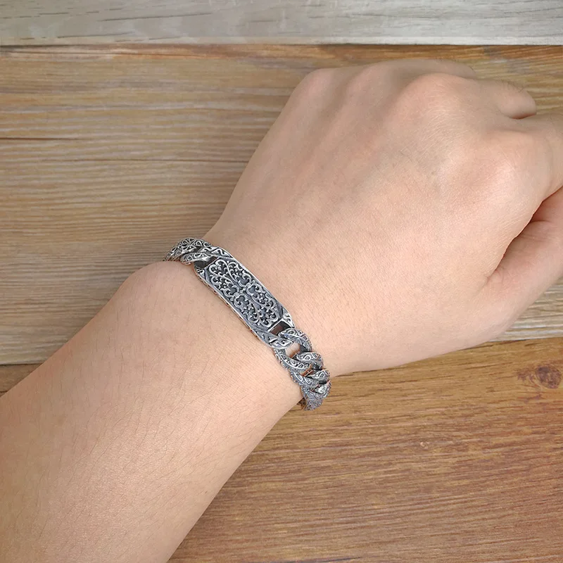 925-Sterling-Silver-Men-s-Personality-Bracelet-Thai-Silver-Retro-Domineering-Punk-Tide-Bracelet-Fashion-Pattern (3)