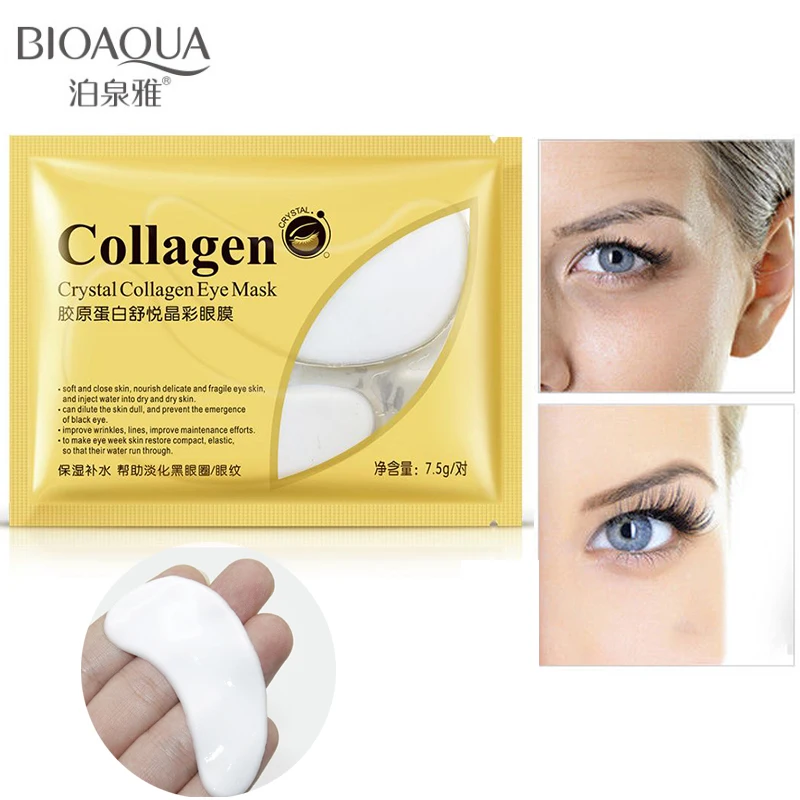 BIOAQUA 1pcs Collagen Eye Mask Eye Patches Eye Mask For Face Care Dark Circles Remove Gel Mask for the Eyes
BIOAQUA 1pcs Collagen Eye Mask Eye Patches Eye Mask For Face Care Dark Circles Remove Gel Mask for the Eyes