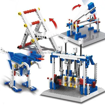296pcs Bricks 4 in 1 Power Machinery STEM Building Blocks Engine Impact Hammer Dinosaur Science Educational Toys
296pcs Bricks 4 in 1 Power Machinery STEM Building Blocks Engine Impact Hammer Dinosaur Science Educational Toys