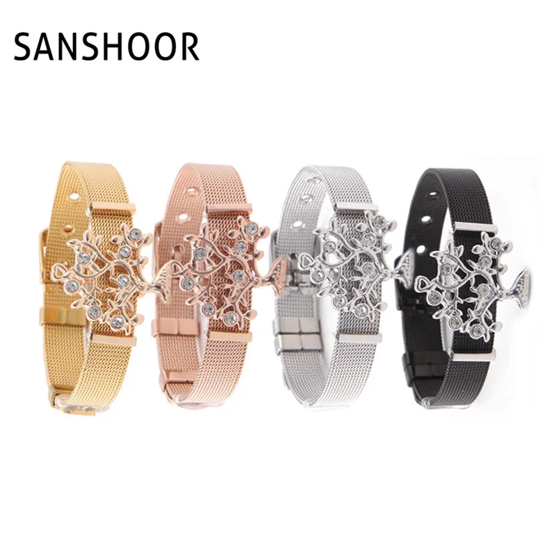 SANSHOOR Best Selling of 10mm Bracelet sets with Big Tree of Life Jewelry Charms in 4 Colors and Preventers
SANSHOOR Best Selling of 10mm Bracelet sets with Big Tree of Life Jewelry Charms in 4 Colors and Preventers