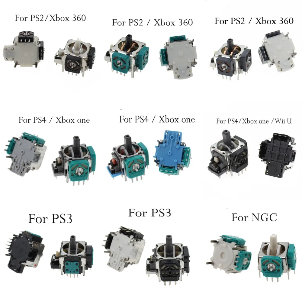 YuXi For PS2 PS3 PS4 3D Analog Joystick Stick Module Rocker For Xbox ONE for Xbox 360 Controller
YuXi For PS2 PS3 PS4 3D Analog Joystick Stick Module Rocker For Xbox ONE for Xbox 360 Controller