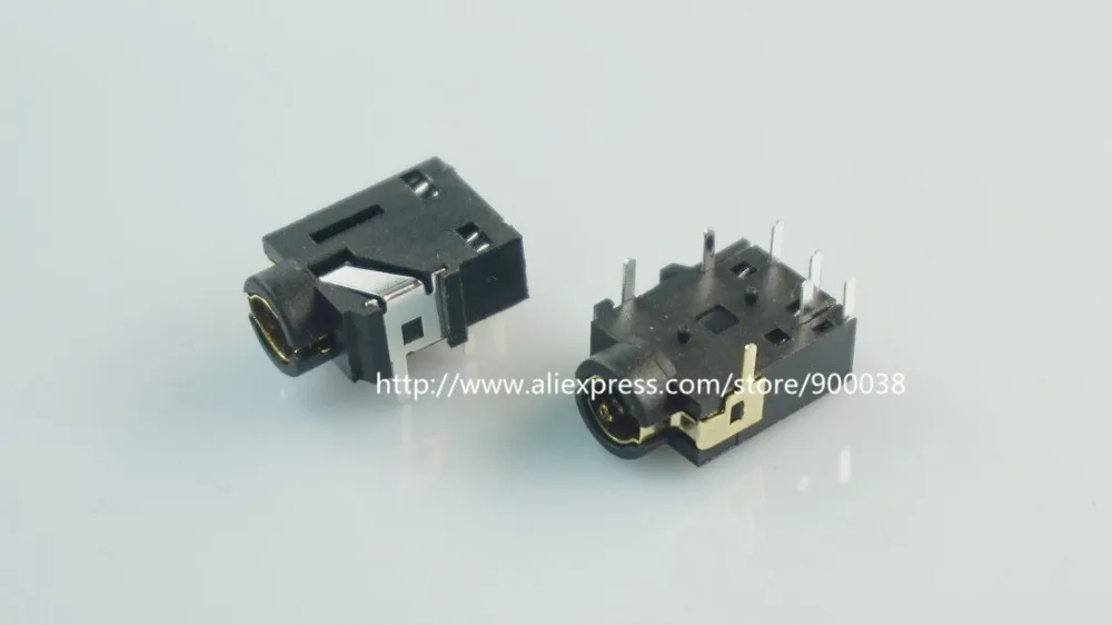 10pcs Phone Jack 3.5mm 7 Pin Stereo Audio socket for 4 poles Audio plug Through hole right Angle 7 contacts 4 conductors
10pcs Phone Jack 3.5mm 7 Pin Stereo Audio socket for 4 poles Audio plug Through hole right Angle 7 contacts 4 conductors