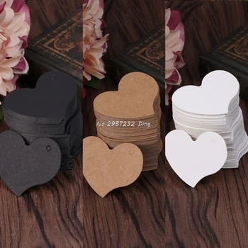 100Pcs Heart Shape Blank Kraft Paper Card Gift Tag Label DIY Party Wedding Craft yy56
100Pcs Heart Shape Blank Kraft Paper Card Gift Tag Label DIY Party Wedding Craft yy56
