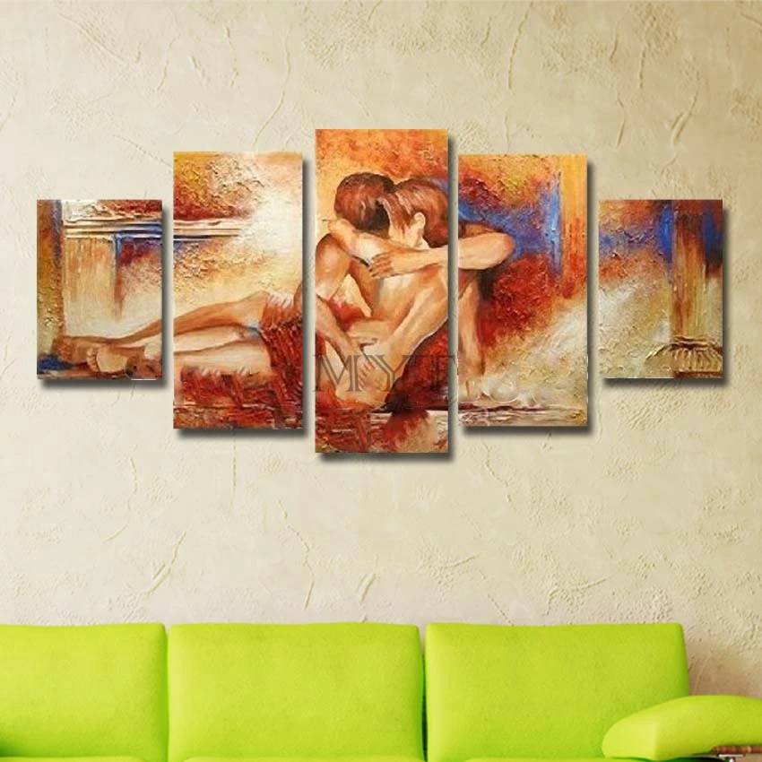 Five paintings of hand-drawn oil painting artists' home decoration paintings are free of postage MYT-22
Five paintings of hand-drawn oil painting artists' home decoration paintings are free of postage MYT-22