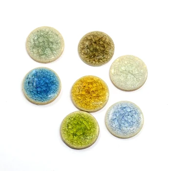 Pandahall 100pcs/lot Handmade Crackle Porcelain Cabochons, Flat Round, Mixed Color, Size: about 20mm in diameter, 4mm thick
Pandahall 100pcs/lot Handmade Crackle Porcelain Cabochons, Flat Round, Mixed Color, Size: about 20mm in diameter, 4mm thick