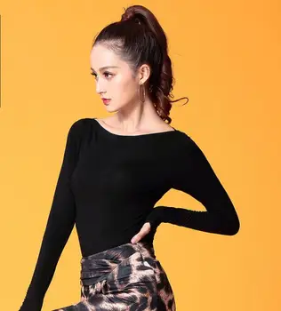 2019 new Sexy Dance Clothes top Women Latin Salsa Rumba Chacha Dance jacket Performance Practice Costume YR0801
2019 new Sexy Dance Clothes top Women Latin Salsa Rumba Chacha Dance jacket Performance Practice Costume YR0801