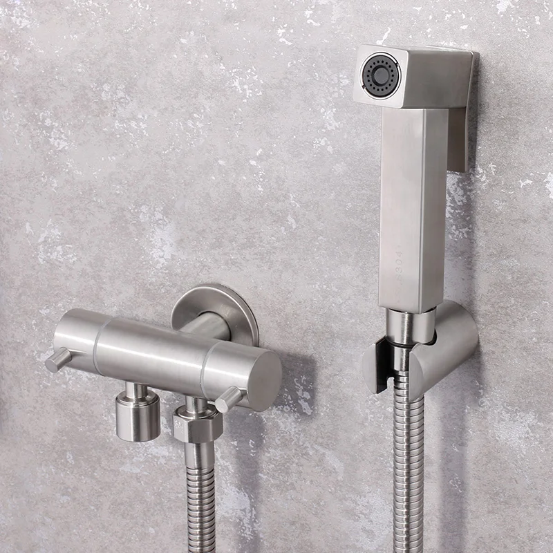 Bidet Faucet Stainless Steel Only Cold Water Toilet Corner Valve Handheld Hygienic Shower Head Wash Car Pet Sprayer Airbrush Tap
Bidet Faucet Stainless Steel Only Cold Water Toilet Corner Valve Handheld Hygienic Shower Head Wash Car Pet Sprayer Airbrush Tap
