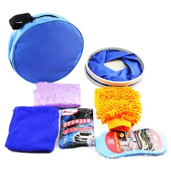 Car Cleaning Kit IncludeFolding Buckets, Gloves, Compressed Sponges, Car Wash Powder, Deerskin, Towel Cleaning Car, Oxford Bag
Car Cleaning Kit IncludeFolding Buckets, Gloves, Compressed Sponges, Car Wash Powder, Deerskin, Towel Cleaning Car, Oxford Bag