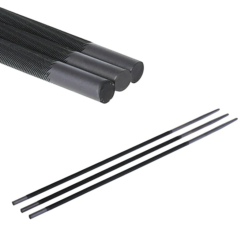 Description Picture 5 of item3x Pro 3/8" 4mm Round Chainsaw Saw Chain Files Filing Sharpener For Woodwork New 2018