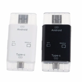 

3 in1 Micro USB OTG Card Reader Micro SD SDHC TF SD Card For Mac Air/Book OTG Type-C Card Reader TOFOCO