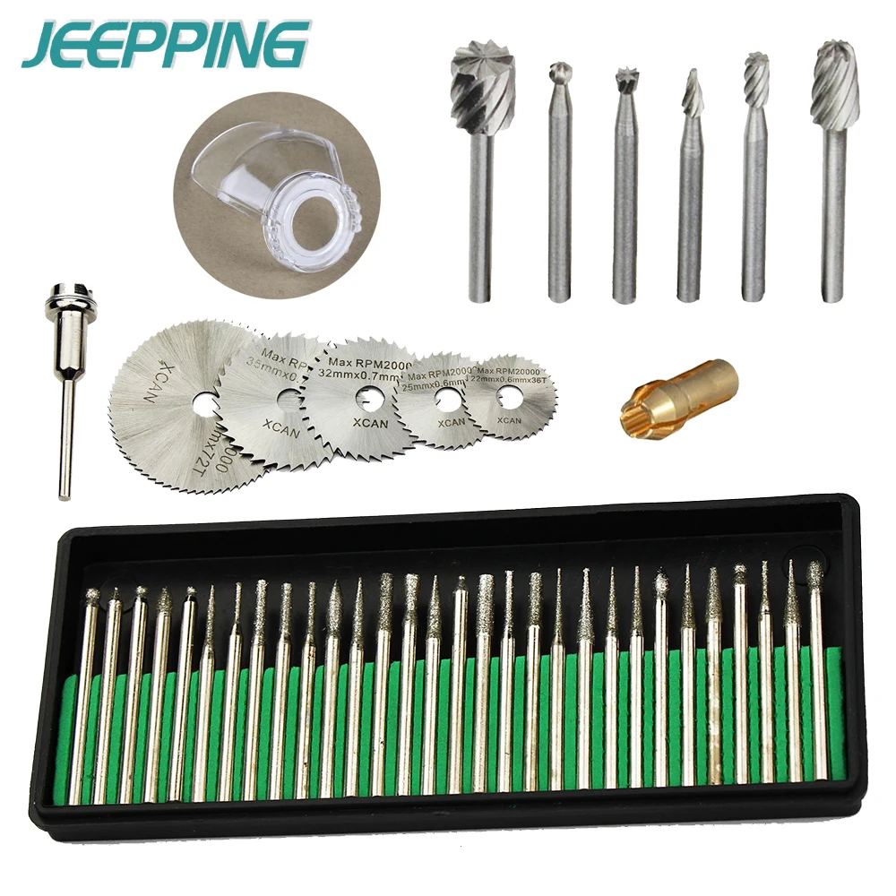 44Pcs Dremel Accessories Rotary Tool Set Diamond Bit+Routing Bit+Protective Cover+Saw Blade Dremel Attachment diy Tool Hot sale!
44Pcs Dremel Accessories Rotary Tool Set Diamond Bit+Routing Bit+Protective Cover+Saw Blade Dremel Attachment diy Tool Hot sale!