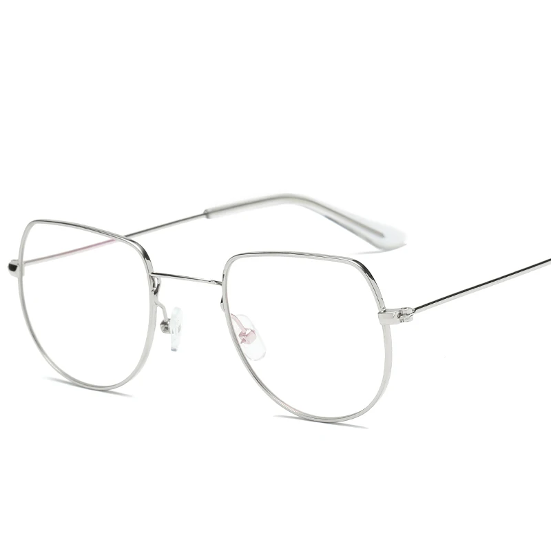 Мужские и мужские декоративные оправы очки с прозрачными линзами круглые линзы