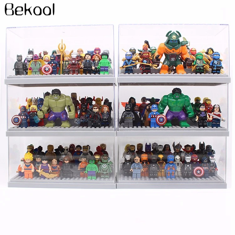 New Display Box legoe Minifig Storage box Acrylic Plesiglas Display Box with size compatible legoes Clone Solider toys 2pcs/lot
New Display Box legoe Minifig Storage box Acrylic Plesiglas Display Box with size compatible legoes Clone Solider toys 2pcs/lot