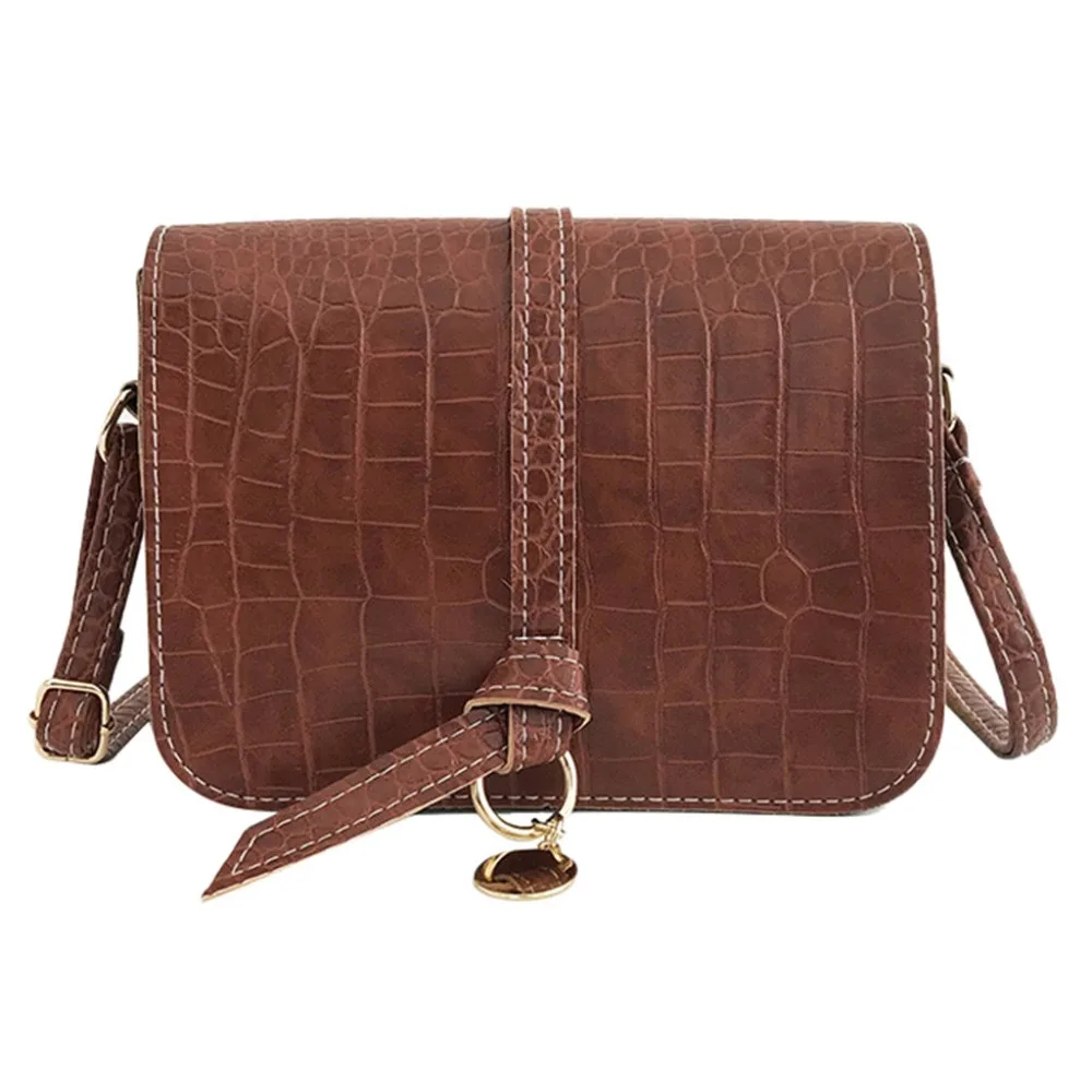 Women Vintage Alligator Crocodile Elegant Shoulder Bag Joker Cross body BlackBag Solid Color Brown sac a main clutch female 2019
Women Vintage Alligator Crocodile Elegant Shoulder Bag Joker Cross body BlackBag Solid Color Brown sac a main clutch female 2019
