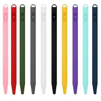 Pure Color Soft Silicone Case Nib Cover Sleeve Wrap Tip Protective Skin For Apple Pencil 2 of iPad/iPaf Pro/iPad Mini
Pure Color Soft Silicone Case Nib Cover Sleeve Wrap Tip Protective Skin For Apple Pencil 2 of iPad/iPaf Pro/iPad Mini