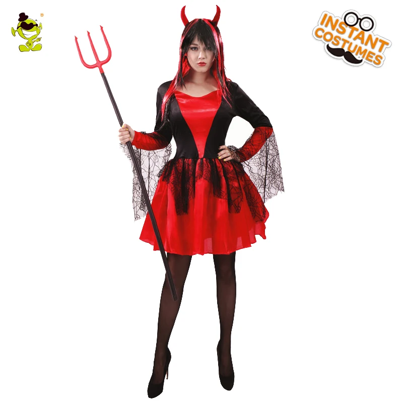 Adult Devil Girl's Costumes For Customized Demon Women Dress For Halloween Party Fancy Dress Outfit Costumes
Adult Devil Girl's Costumes For Customized Demon Women Dress For Halloween Party Fancy Dress Outfit Costumes