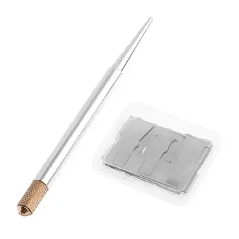 27 In 1 IC Chip Repair Thin Blade Tool CPU Metal Remover Burin To Remove For Mobile Phone Computer Processor Repair Tools
27 In 1 IC Chip Repair Thin Blade Tool CPU Metal Remover Burin To Remove For Mobile Phone Computer Processor Repair Tools