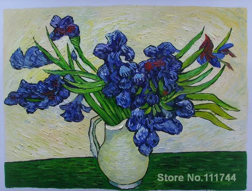 famous art for bedroom Vase of Irises Vincent Van Gogh paintings Hand painted High quality
famous art for bedroom Vase of Irises Vincent Van Gogh paintings Hand painted High quality