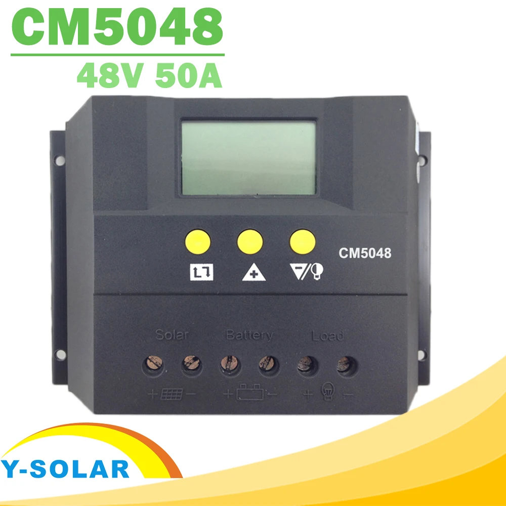 PWM 50A Solar Charge Controller 12V 24V 48V Solar Battery Charger Regulator LCD Display Charging for Lighting DC12V 24V / DC48V
PWM 50A Solar Charge Controller 12V 24V 48V Solar Battery Charger Regulator LCD Display Charging for Lighting DC12V 24V / DC48V