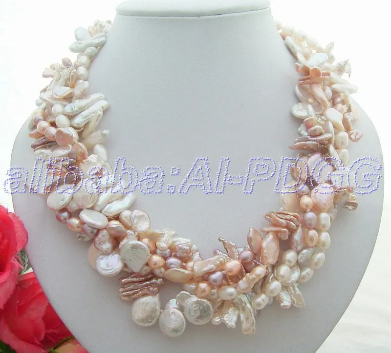 5Strs Reborn Keshi&Coin&Rice&Biwa Pearl Necklace free shipment
5Strs Reborn Keshi&Coin&Rice&Biwa Pearl Necklace free shipment