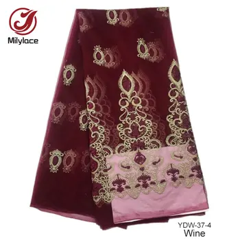 African ankara lace fabric hot selling embroidery tulle lace nigerian french tulle fabric lace for woman dress YDW-37
African ankara lace fabric hot selling embroidery tulle lace nigerian french tulle fabric lace for woman dress YDW-37