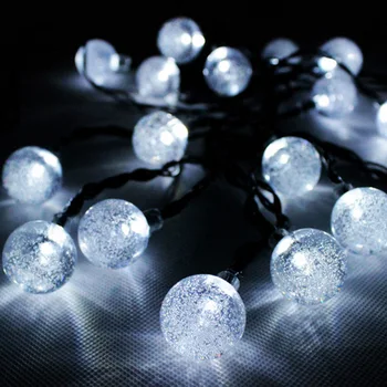 Quality 20LED Light Solar Powered Fairy Bubble Ball String Light Outdoor for Christmas Festival Garden Decorative Lamp AA
Quality 20LED Light Solar Powered Fairy Bubble Ball String Light Outdoor for Christmas Festival Garden Decorative Lamp AA