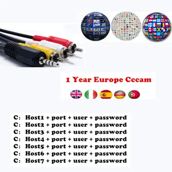 2019 Europe lines Spain Portugal Germany Poland HD cable 1 Year Cccams For DVB-S2 V7S V8 SUPER V9 Satellite tv Receiver
2019 Europe lines Spain Portugal Germany Poland HD cable 1 Year Cccams For DVB-S2 V7S V8 SUPER V9 Satellite tv Receiver