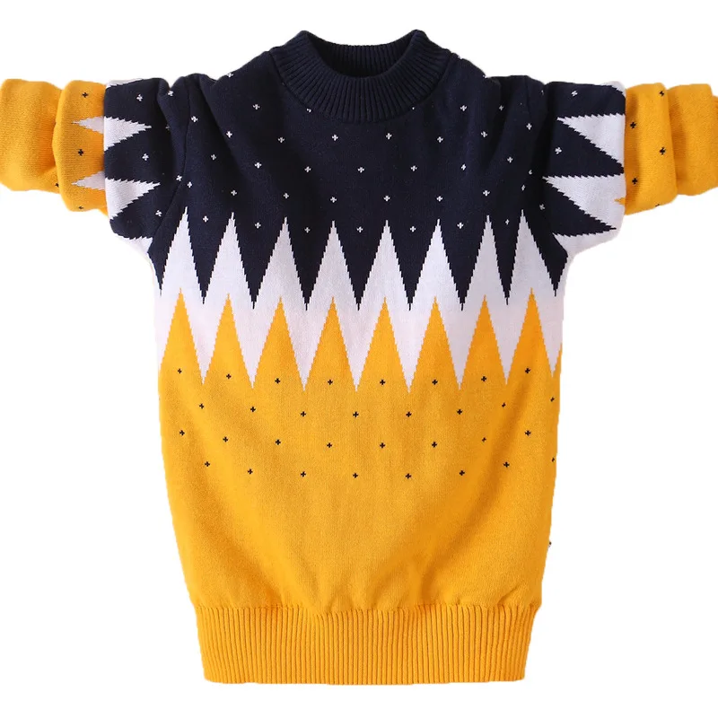 Children Boys Sweater Autumn/Winter 100% Cotton Patchwork Student Kids Knitting Pullover Sweater For Big Boys 6-16 Y Clj246
Children Boys Sweater Autumn/Winter 100% Cotton Patchwork Student Kids Knitting Pullover Sweater For Big Boys 6-16 Y Clj246