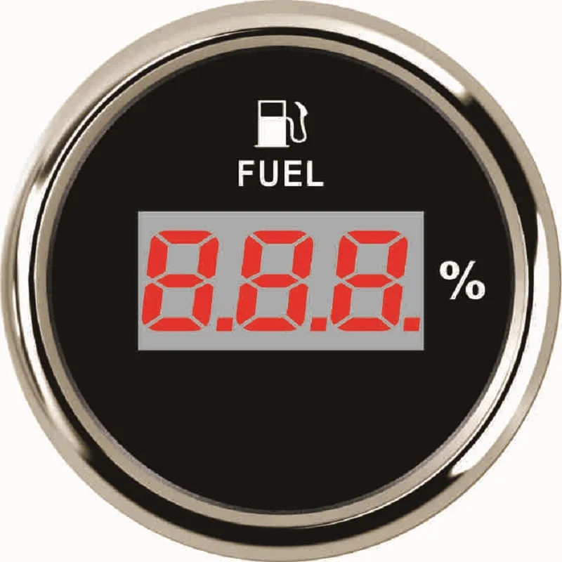 Waterproof 52mm Digital Fuel Level Gauge Meter 240-33ohm Signal With Red Backlight 12V/24V for Car Boat
Waterproof 52mm Digital Fuel Level Gauge Meter 240-33ohm Signal With Red Backlight 12V/24V for Car Boat