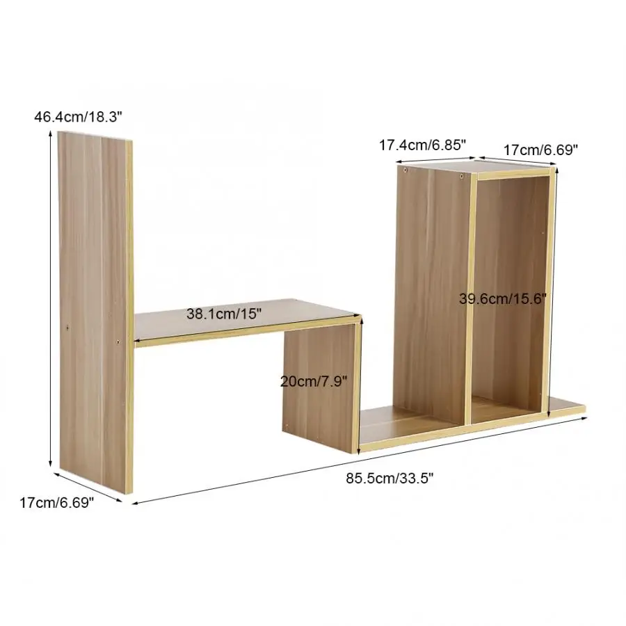 Warehouse Shelfs DIY Table Desktop Storage Rack Display Shelf Organizer Counter Top Bookcase Wood Color
Warehouse Shelfs DIY Table Desktop Storage Rack Display Shelf Organizer Counter Top Bookcase Wood Color