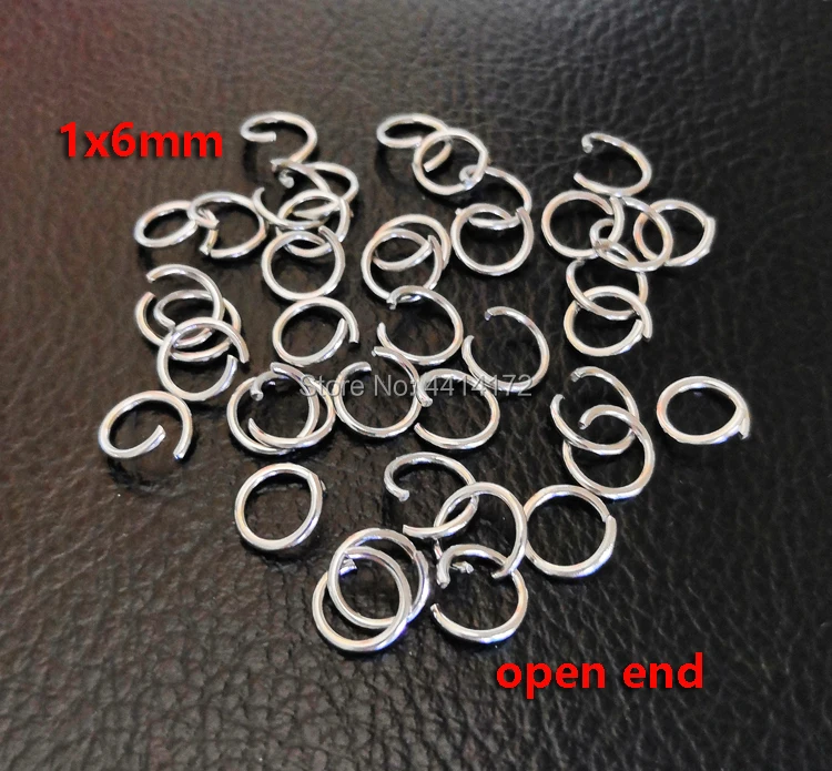 Free Shipping 1X6mm Open End Stainless Steel Jump Rings Chains Necklaces Bracelets Findings DIY Jewelry Parts Wholesale 1000pcs
Free Shipping 1X6mm Open End Stainless Steel Jump Rings Chains Necklaces Bracelets Findings DIY Jewelry Parts Wholesale 1000pcs