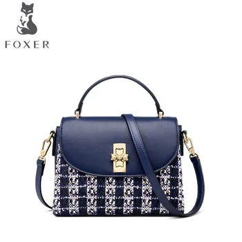 FOXER 2020 New women Leather bag luxury handbags women famous brand Simple splice tote fashion women leather shoulder Bag
FOXER 2020 New women Leather bag luxury handbags women famous brand Simple splice tote fashion women leather shoulder Bag