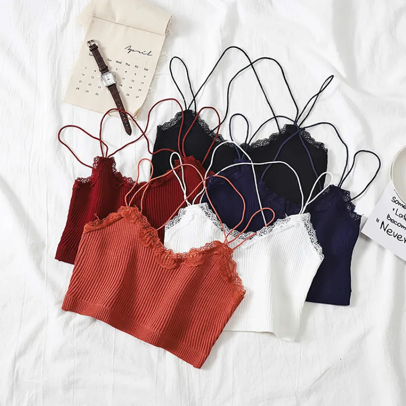 Sling Lace Sexy Tube Top Knitting Breathable And Soft Cotton Wrap Top Elasticity Splice Fitness Women Wrapped Chest
Sling Lace Sexy Tube Top Knitting Breathable And Soft Cotton Wrap Top Elasticity Splice Fitness Women Wrapped Chest