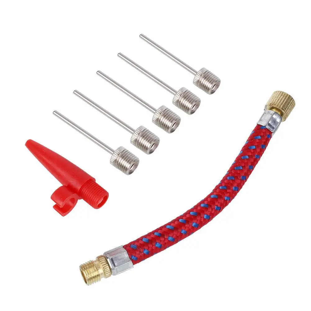 Bike Pump 7Pcs Needle Valve Connector Foot Ball Airbed Bicycle Tyre Adapter Kit
Bike Pump 7Pcs Needle Valve Connector Foot Ball Airbed Bicycle Tyre Adapter Kit