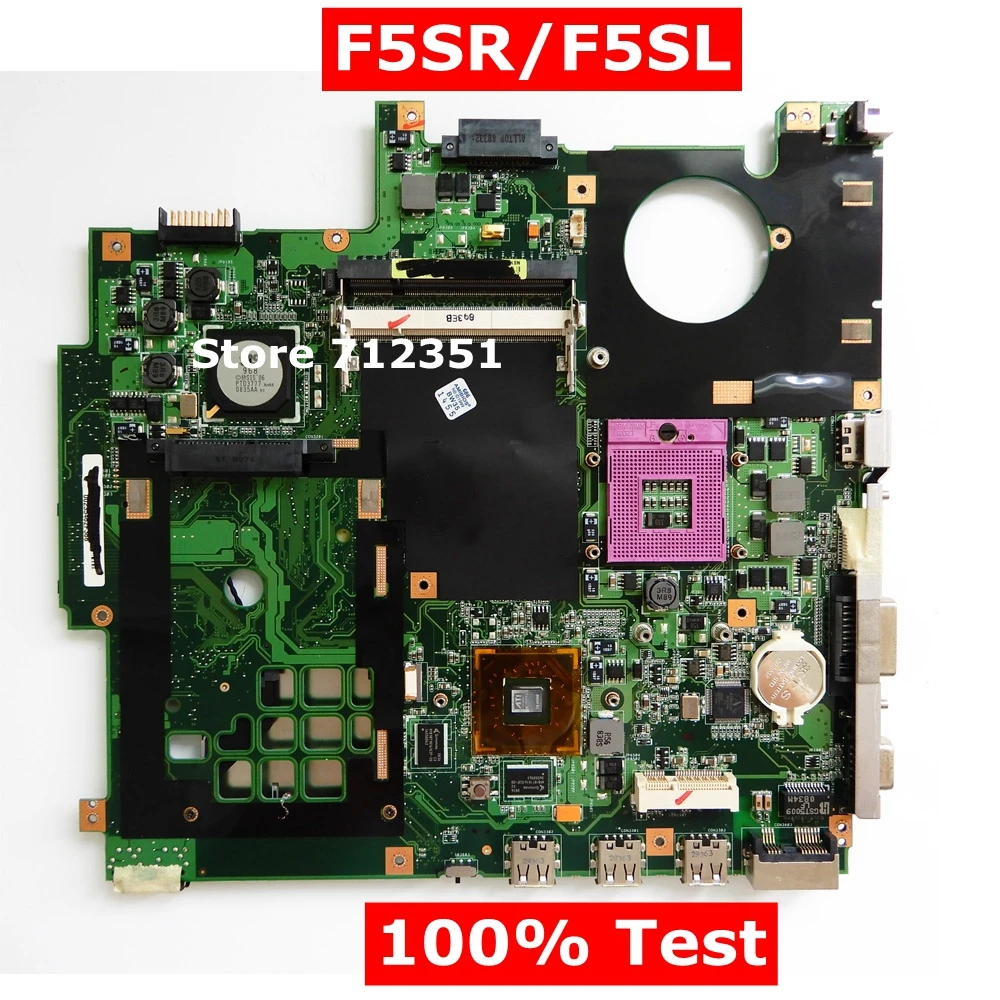 F5SR F5SL HD3470 Graphic Card Mainboard REV2.1 For ASUS F5SR F5SL X59SR X59SL F5Q54SL-SL Laptop Motherboard 08G2005FS21J Test OK
F5SR F5SL HD3470 Graphic Card Mainboard REV2.1 For ASUS F5SR F5SL X59SR X59SL F5Q54SL-SL Laptop Motherboard 08G2005FS21J Test OK